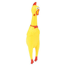 Load image into Gallery viewer, The Dreidel Company Rubber Screeching Chicken, Squeeze Chicken with Sound Toy, Practical Joke and Gag Toy, Party Favor Noisemaker