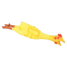 Load image into Gallery viewer, The Dreidel Company Rubber Screeching Chicken, Squeeze Chicken with Sound Toy, Practical Joke and Gag Toy, Party Favor Noisemaker