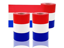 Load image into Gallery viewer, American Flag Ribbon Red White and Blue for Fourth of July 4th