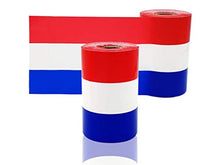 Load image into Gallery viewer, American Flag Ribbon Red White and Blue for Fourth of July 4th