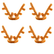 Load image into Gallery viewer, Christmas Plush Antler Headband, Christmas Costume Accessory, Party Favor, 10"