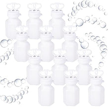 Load image into Gallery viewer, Valentine's Double Hearts Wedding Bubbles in A Mini White Bottle, Includes Bubble Wand, Hexagon Bubble Bottles Party Favors, 0.6 Oz Mini Bottle