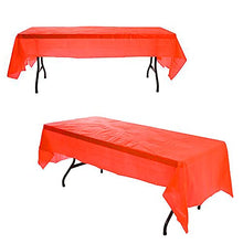 Load image into Gallery viewer, Red Table Cloth 54" x 108", Table Cover for Party, Birthday Party, Picnic Table Covers