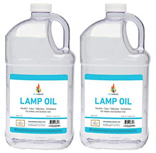 Load image into Gallery viewer, Liquid Paraffin Lamp Oil - 1 Gallon - Smokeless, Odorless, Ultra Clean Burning Fuel for Indoor and Outdoor Use