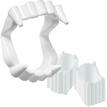 Load image into Gallery viewer, The Dreidel Company Halloween White Teeth Fangs Teeth, Costume, Funny Halloween Dress-Up, Pretend Play Decoration
