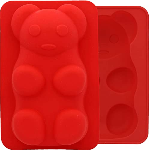 Giant Gummy Bear Silicone Mold - Make Gummies, Cakes, Breads
