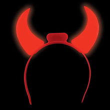 Load image into Gallery viewer, Halloween Light-Up Devil Horns Headband, Costume Accessory, Party Favor
