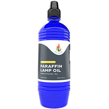 Load image into Gallery viewer, Liquid Paraffin Lamp Oil - 1 Liter - Smokeless, Odorless, Ultra Clean Burning Fuel for Indoor and Outdoor Use
