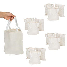 Load image into Gallery viewer, Classic Canvas Tote Bags, Perfect for Do-It-Yourself Design, Arts and Crafts Activity 12.75&quot;
