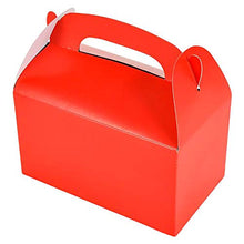 Load image into Gallery viewer, Treat Boxes, Goodies Favor Box for Kids Birthday Party Favors, Weddings Events, Baby Shower, 6.25" x 3.5" x 3.5" Inch Box
