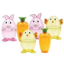 Load image into Gallery viewer, The Dreidel Company Fillable Easter Carrots, Bunny, and Chick Containers, Perfect for Easter Hunt, Surprise Carrot
