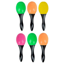 Load image into Gallery viewer, The Dreidel Company Two-Tone Plastic Maracas,, 5.25" Inch
