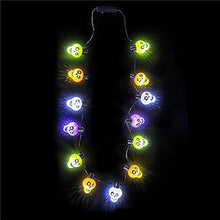 Load image into Gallery viewer, The Dreidel Company Halloween Light-Up Colorful Necklace, Costume Accessory, Party Favor, 25"
