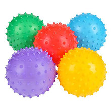 Load image into Gallery viewer, The Dreidel Company Inflated Bouncing Knobby Balls, Assorted Colors, 3&quot;
