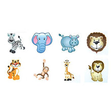 Load image into Gallery viewer, The Dreidel Company Zoo Animal Temporary Tattoos, Great for Birthday Party Favors, Classrooms, Favor &amp; Goody Bags, and Party Supplies, Assorted

