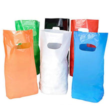 Load image into Gallery viewer, Plastic Bags, Die Cut Handle, Glossy Plastic High Density Shopping Merchandise Goodie Bag, 9&quot; x 12&quot; Inches
