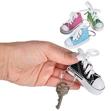 Load image into Gallery viewer, Sneaker Keychain, Cloth Material Shoe with Key Chain, Assorted Colors
