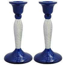 Load image into Gallery viewer, Shabbat Candlesticks Candle Holders Anodized Aluminum Candle Holder, 2 Candlesticks Set, 5.25" Inches Tall
