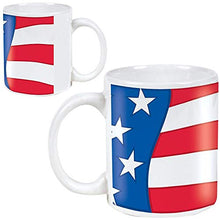 Load image into Gallery viewer, USA Flag Coffee Mug Patriotic
