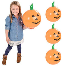 Load image into Gallery viewer, The Dreidel Company Halloween Pumpkin Inflatable Decorations, Carnival Parties, Beach Party, Birthday Event, Outdoor Swimming, 16&quot; Tall
