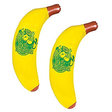 Load image into Gallery viewer, The Dreidel Company Jumbo Banana Inflate, Grand Raffle Prizes, Pool &amp; Beach Activities, Party Decorations, 48&quot; Tall
