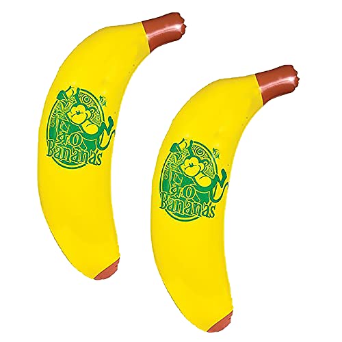 The Dreidel Company Jumbo Banana Inflate, Grand Raffle Prizes, Pool & Beach Activities, Party Decorations, 48