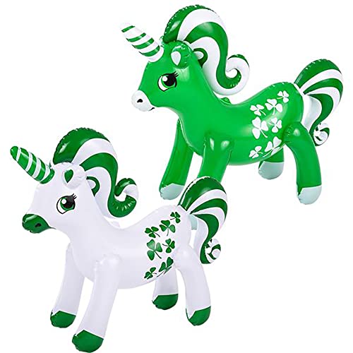 The Dreidel Company St. Patrick's Day Unicorn Inflate 24