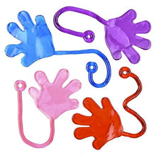 Load image into Gallery viewer, The Dreidel Company Sticky Hands Vinyl, Stretchy Sticky Fingers with Long String in Assorted Colors
