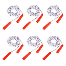 Load image into Gallery viewer, The Dreidel Company Durable Jump Ropes for Kids, Nylon with Plastic Handles, Indoor &amp; Outdoor Skipping Activity, Party Favors, 84"
