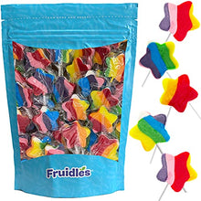 Load image into Gallery viewer, Super Star Lollipop Sucker Candy, Rainbow Star Candies, Mixed Fruit Flavor, Individually Wrapped Sucker
