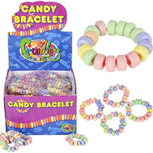 Load image into Gallery viewer, Stretchable Candy Bracelet, Multicolor Fruit-Flavored Chewables for Party Favors
