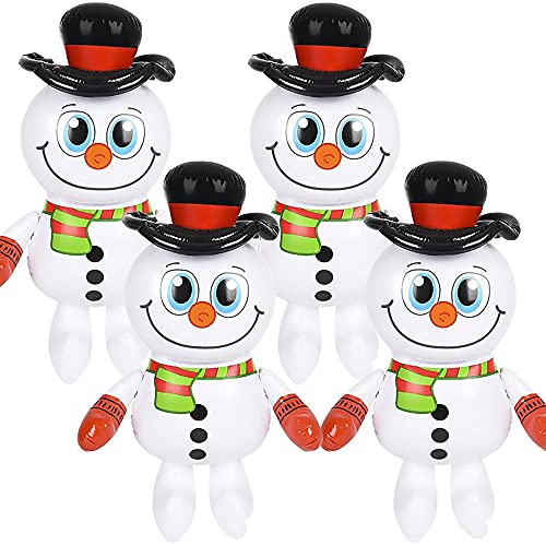 Christmas Snowman Inflate Outdoor Yard Decorations, Christmas Party Blow Up, Birthday Parties, Winter Fun, 24