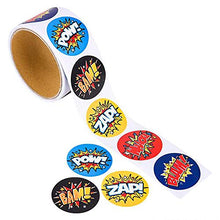 Load image into Gallery viewer, Superhero Roll Stickers, Super Hero, 1.5" Sticker

