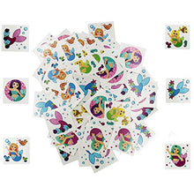 Load image into Gallery viewer, The Dreidel Company Mermaid Temporary Tattoos, Great for Birthday Party Favors, Classrooms, Favor &amp; Goody Bags, and Party Supplies, Assorted
