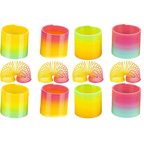 The Dreidel Company Coil Spring Rainbow, Party Favor for Kids, 1.4