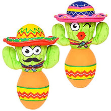 Load image into Gallery viewer, Soft Plush Bandit Cactus, Mexican Style Male and Female, 8" Inch Assorted
