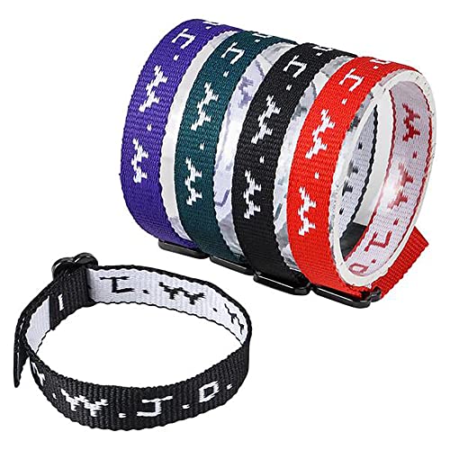 W.W.J.D. Webbing Bracelet, What Would Jesus Do Wristband, Jesus Bracelets, Religious Christian Bracelet for Fundraisers , Party Favor