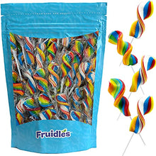 Load image into Gallery viewer, Twister Lollipops Sucker Candy, Swirl Pops Candies, Mixed Fruit Flavor, Individually Wrapped Sucker
