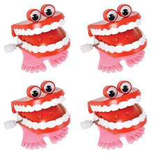 Load image into Gallery viewer, The Dreidel Company Wind Up Teeth Chomping &amp; Chattering Teeth with Googly Eyes Toys for Kids Birthday Party Favors, Novelty and Gag Gifts, 1.75" Inches
