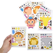 Load image into Gallery viewer, The Dreidel Company Make Zoo Animal Stickers, Great for Arts and Crafts
