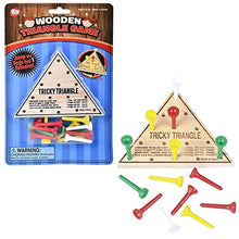 Load image into Gallery viewer, Classic Wooden Triangle Board Games, Great for Prizes, 4.5"
