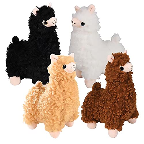 Fluffy Scruffy Buddies, Soft Cozy Fur Stuffed Zoo Animal with Hard Plastic Eyes Toy for Kids, 8