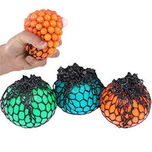 Load image into Gallery viewer, The Dreidel Company Grape Bunch Squeeze Ball Liquid Filled Ball in Netting, Slime Cool Fluffy, Non Stickys, Stress &amp; Anxiety Relief, Super Soft Sludge Toy, 2"
