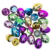 Load image into Gallery viewer, The Dreidel Company PreFilled Easter Eggs Colorful Bright Plastic Easter Eggs, Perfect for Easter Egg Hunt, Surprise Egg, Easter Hunt, 2&quot; Assorted Toys

